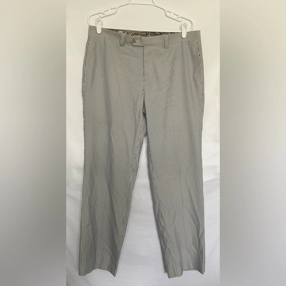 Ralph Lauren Gray Dress Pants Elegant Straight-Leg